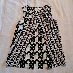 Peter Pilotto for Target women's size Small sleeveless blouse, flowy fabric, EUC